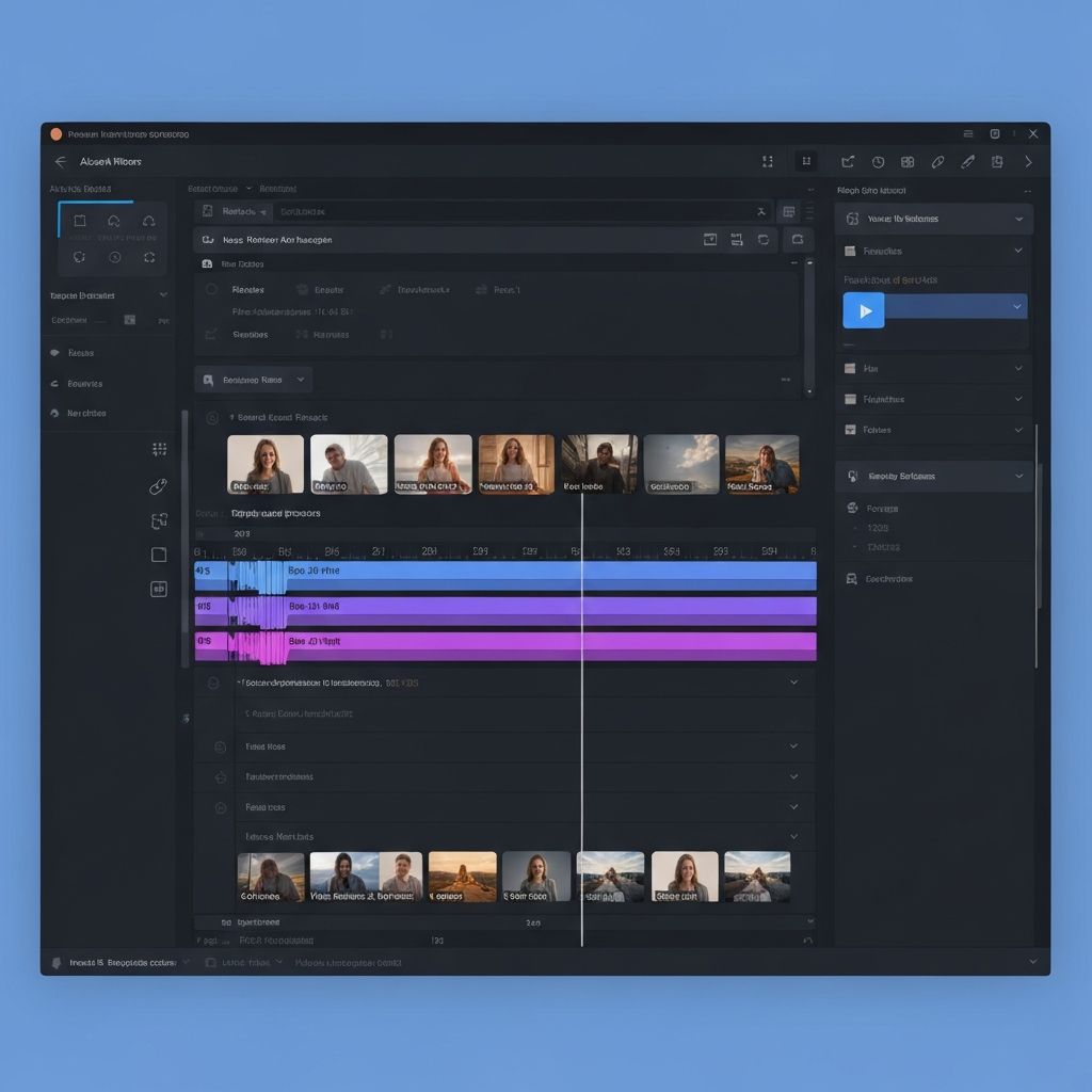 AI创意混剪界面展示